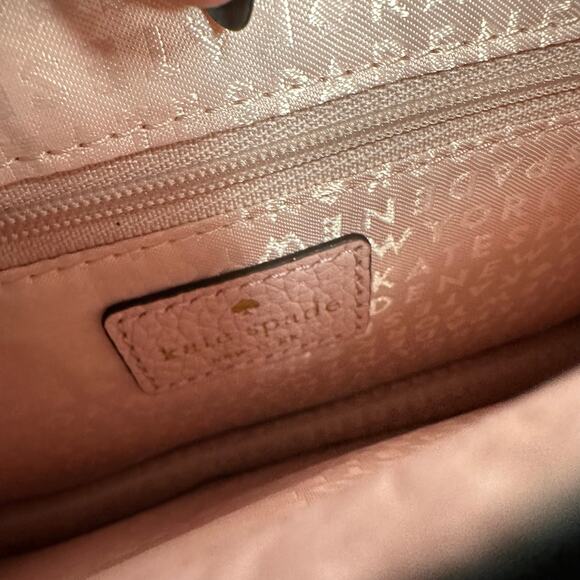 Kate Spade Parchment Drive Josephine Rose Jade Pebbled Leather Crossbody Purse - Picture 7 of 13